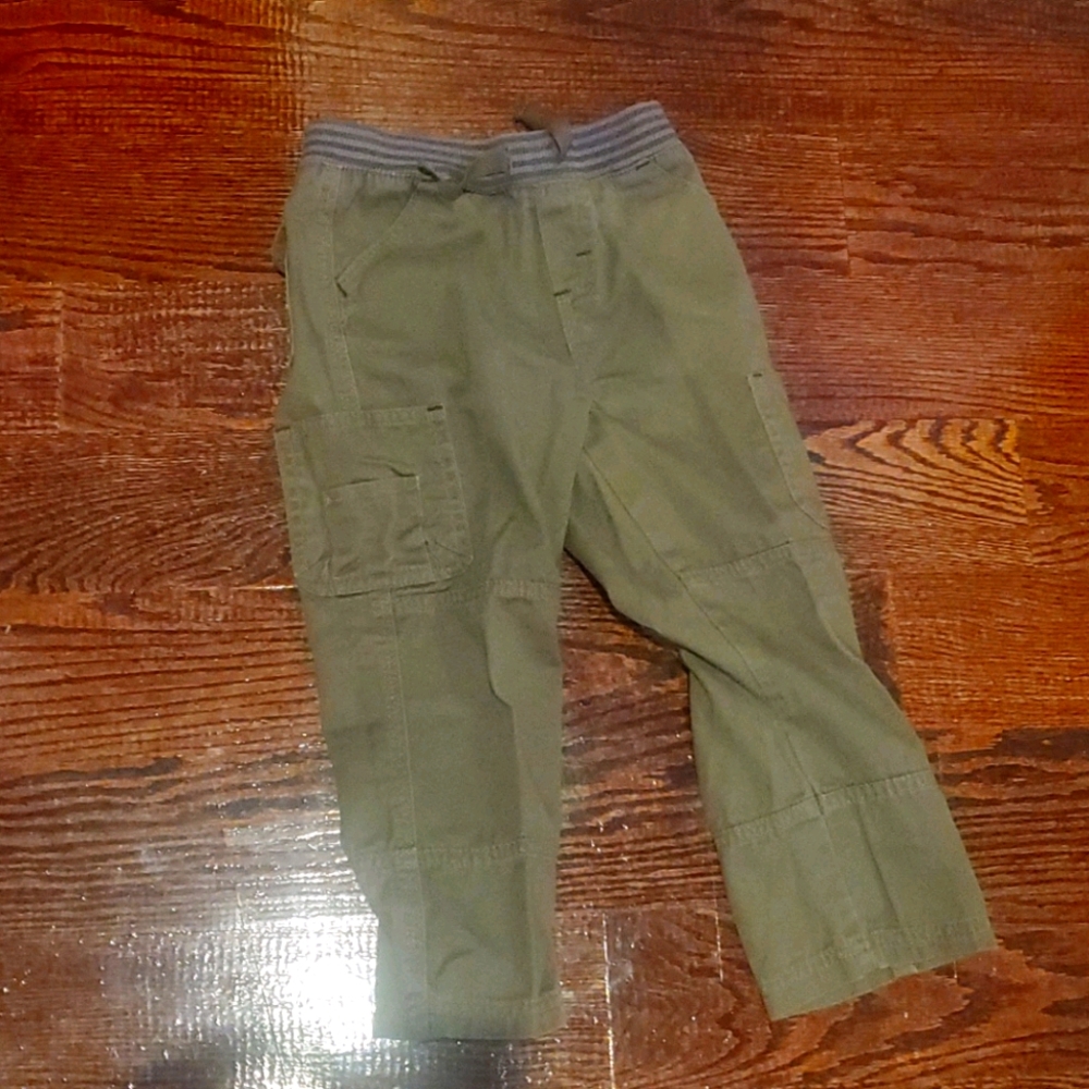 Boys Green cargo pants